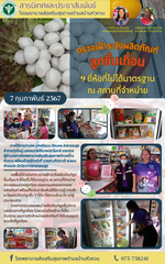 ตรวจเฝ้าระวังผลิตภัณฑ์ลูกชิ้นเถื่อน 9 ยี่ห้อ ที่ไม่ได้มาตรฐาน ณ สถานที่จำหน่าย
7 กุมภาพันธ์ 2567
        ภายใต้การนำของ นางณิชมน รัตนคช สาธารณสุข อำเภอทุ่งใหญ่ มอบหมายให้นายปราโมทย์ เดชะราช ผู้อำนวยการโรงพยาบาลส่งเสริมสุขภาพตำบลบ้านหัวควน พร้อมด้วยเจ้าหน้าที่ นางสาวภัทราวดี ละลอบ ตำแหน่ง นักวิชาการสาธารณสุข ลงพื้นที่ดำเนินการ ตรวจเฝ้าระวังผลิตภัณฑ์ลูกชิ้นเถื่อน 9 ยี่ห้อที่ไม่ได้มาตรฐาน ณ สถานที่จำหน่าย ตรวจสอบความถูกต้อง ของการแสดงฉลากของผลิตภัณฑ์ พร้อมทั้งประชาสัมพันธ์ให้ความรู้ การเฝ้าระวังผลิตภัณฑ์ลูกชิ้น 9 ยี่ห้อ ที่มีการเฝ้าระวัง แก่ผู้ประกอบการ
    จากการตรวจสอบพบว่าผลิตภัณฑ์ลูกชิ้นมีการแสดงฉลากที่ถูกต้อง ไม่พบสารต้องห้าม ที่เป็นอันตราย และการจัดจำหน่ายผลิตภัณฑ์ ได้รับอนุญาตจดแจ้งที่ถูกต้อง
